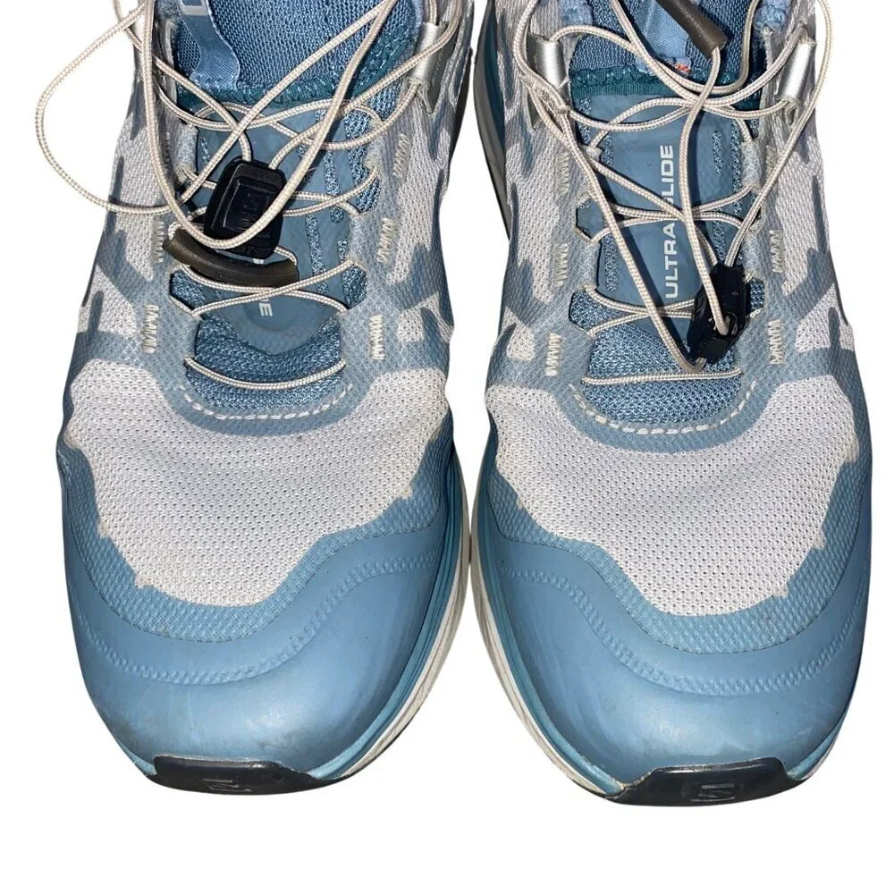 Salomon Z3244 Women's Blue Ultra Glide Trail Running Shoes Size 7.5M hiking shoe